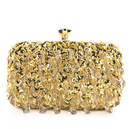 Jasmine Beaded Clutch