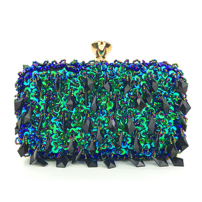 Jasmine Beaded Clutch