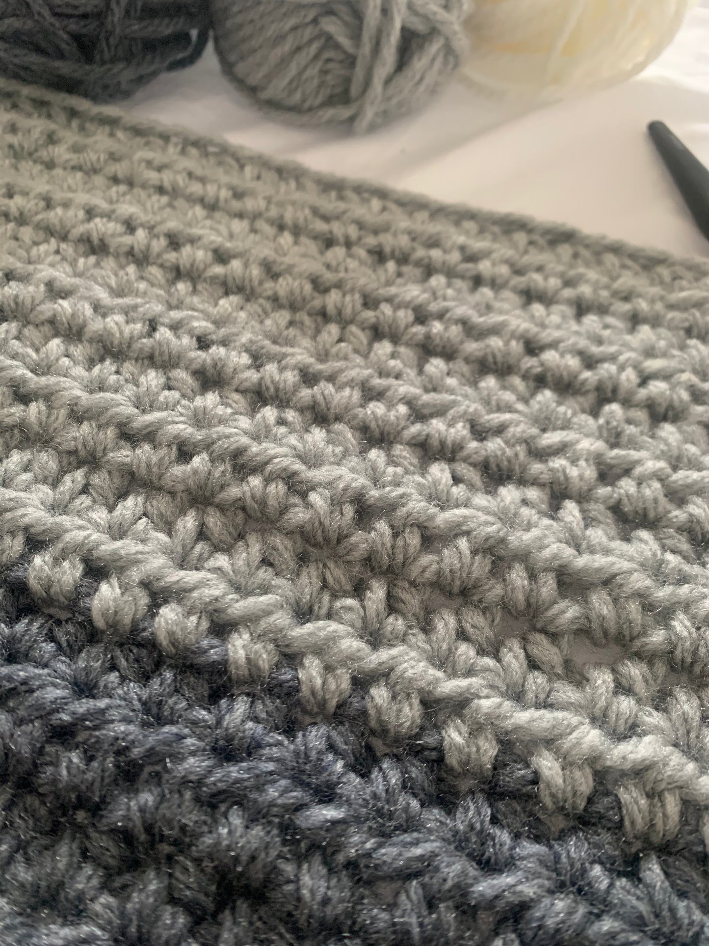 Small Keepsake Chunky Knit Blanket